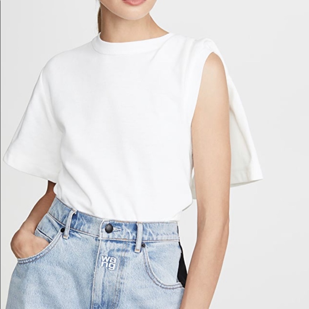 Alexander Wang draped T-shirt